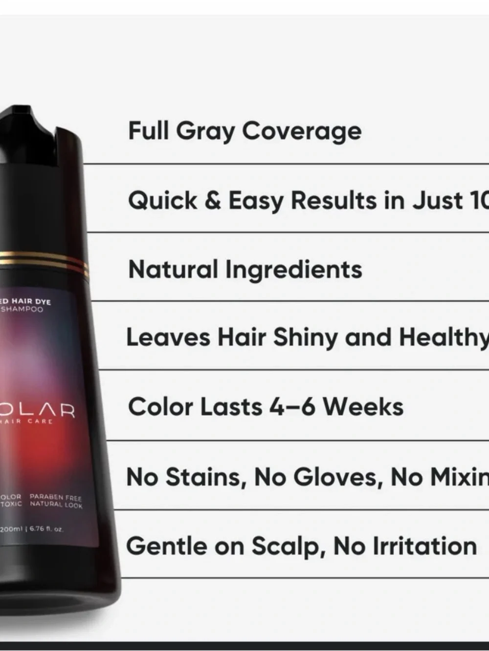 Red Hair Dye Shampoo - Red